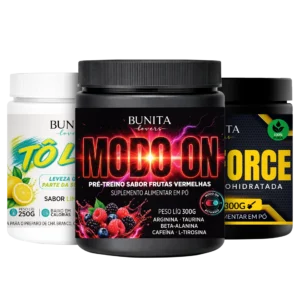 COMBO Creatina + Pré-Treino + Detox